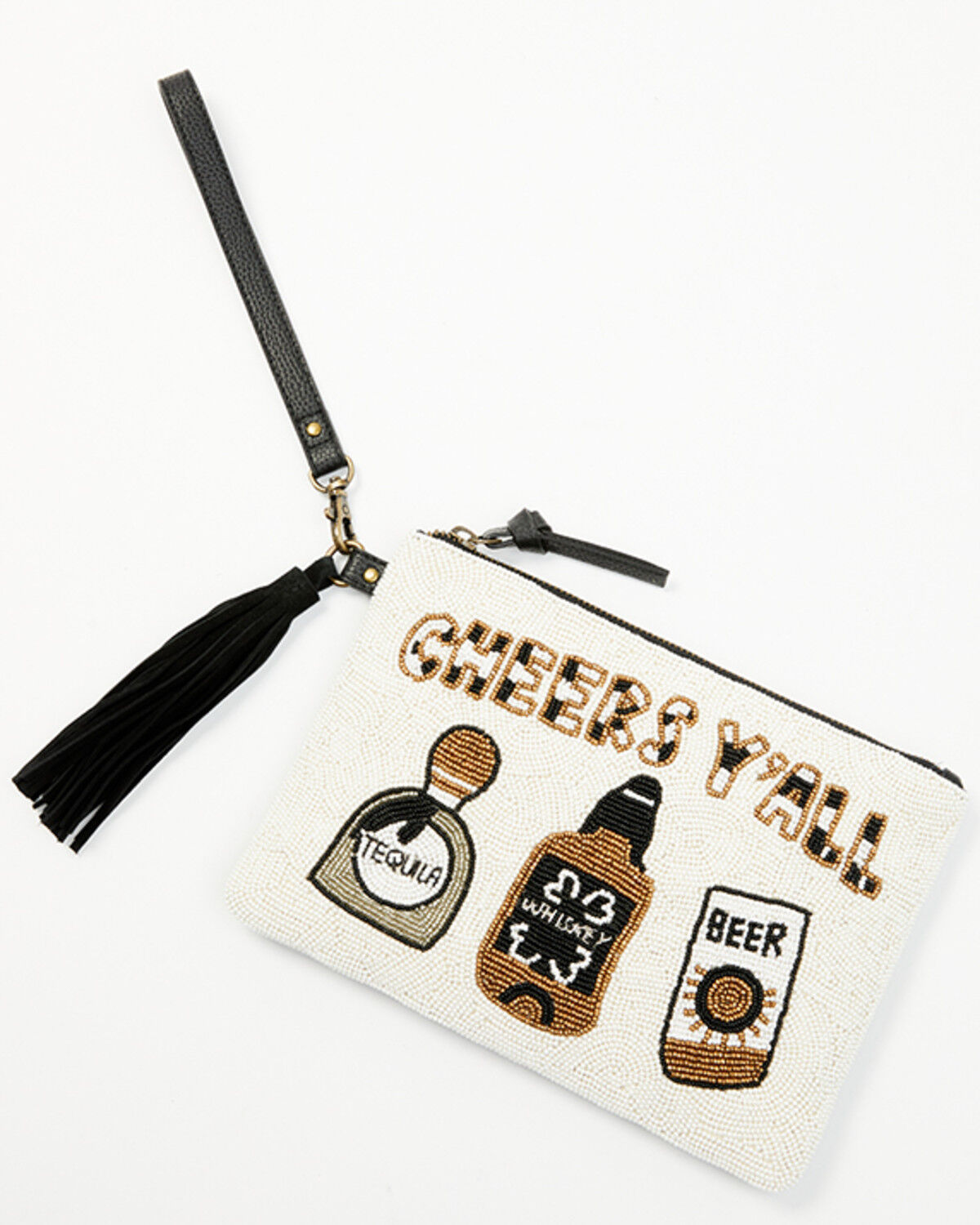 Image #1 - Shyanne Women's Beaded Cheers Y'all Clutch, , hi-res