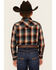Image #4 - Cody James Boys' Plaid Print Long Sleeve Snap Flannel Shirt, Brown, hi-res