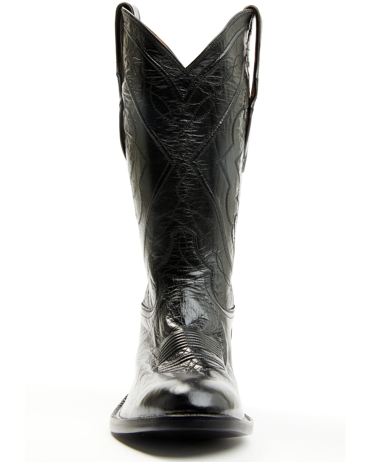 Image #4 - Tony Lama Men's Midnight Western Boots - Round Toe, Black, hi-res