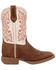 Image #2 - Durango Little Girls' Shyloh Western Boots - Broad Square Toe, Tan, hi-res