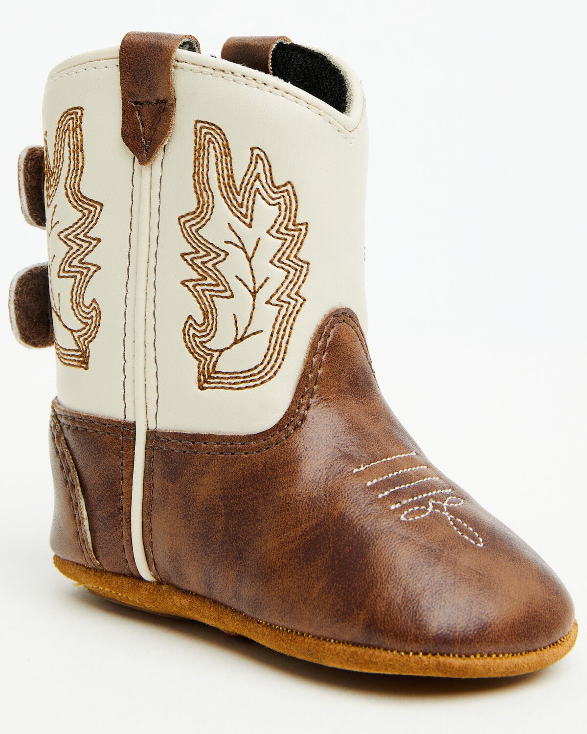 Boot Barn Infant Boys' Carter Poppets - Round Toe, Brown, hi-res