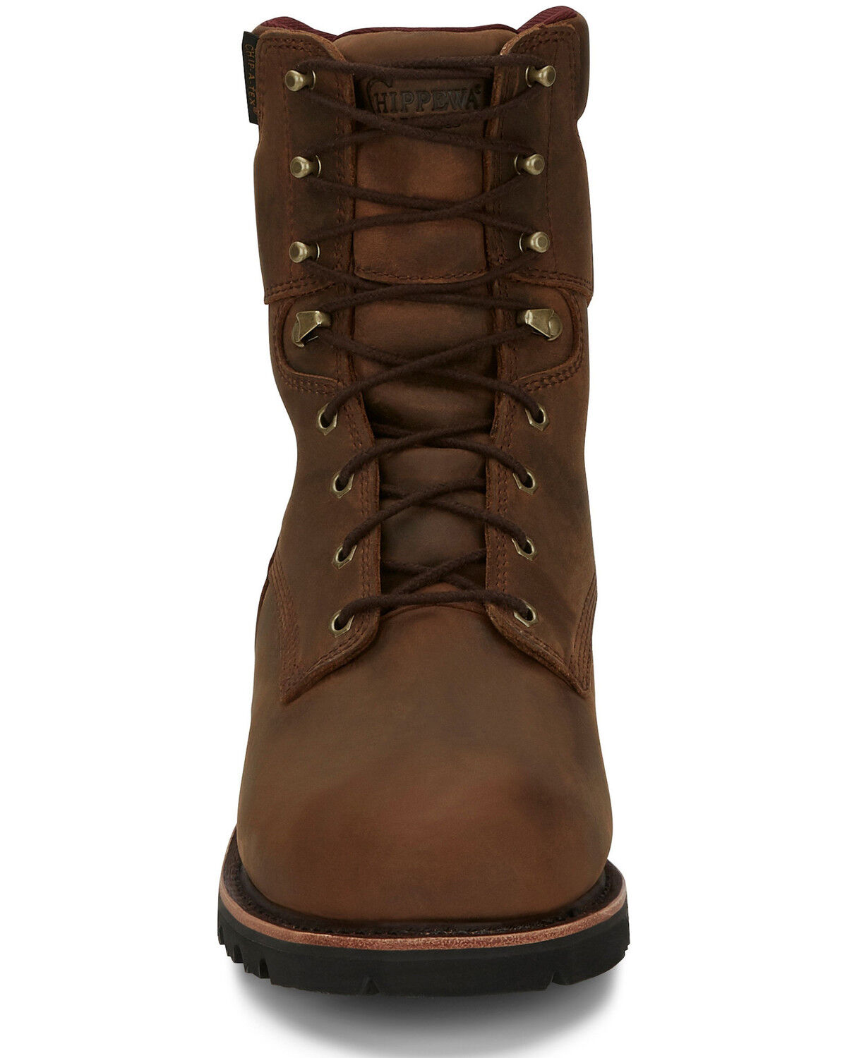Image #4 - Chippewa Men's Waterproof Work Boots - Steel Toe, Brown, hi-res