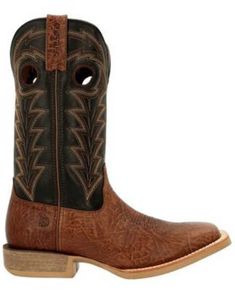 Image #2 - Durango Men's Walnut Western Performance Boots - Square Toe, Brown, hi-res