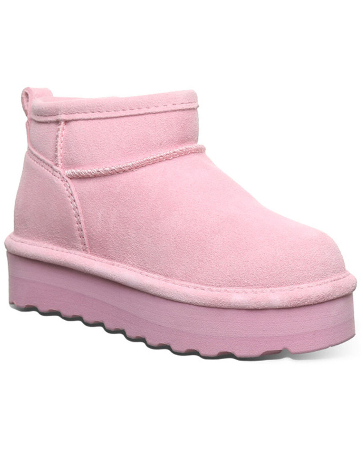 Image #1 - Bearpaw Girls' Retro Shorty Casual Boots, Pink, hi-res