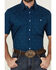Image #3 - RANK 45® Men's Ribbon Medallion Print Short Sleeve Button-Down Stretch Western Shirt, Blue, hi-res