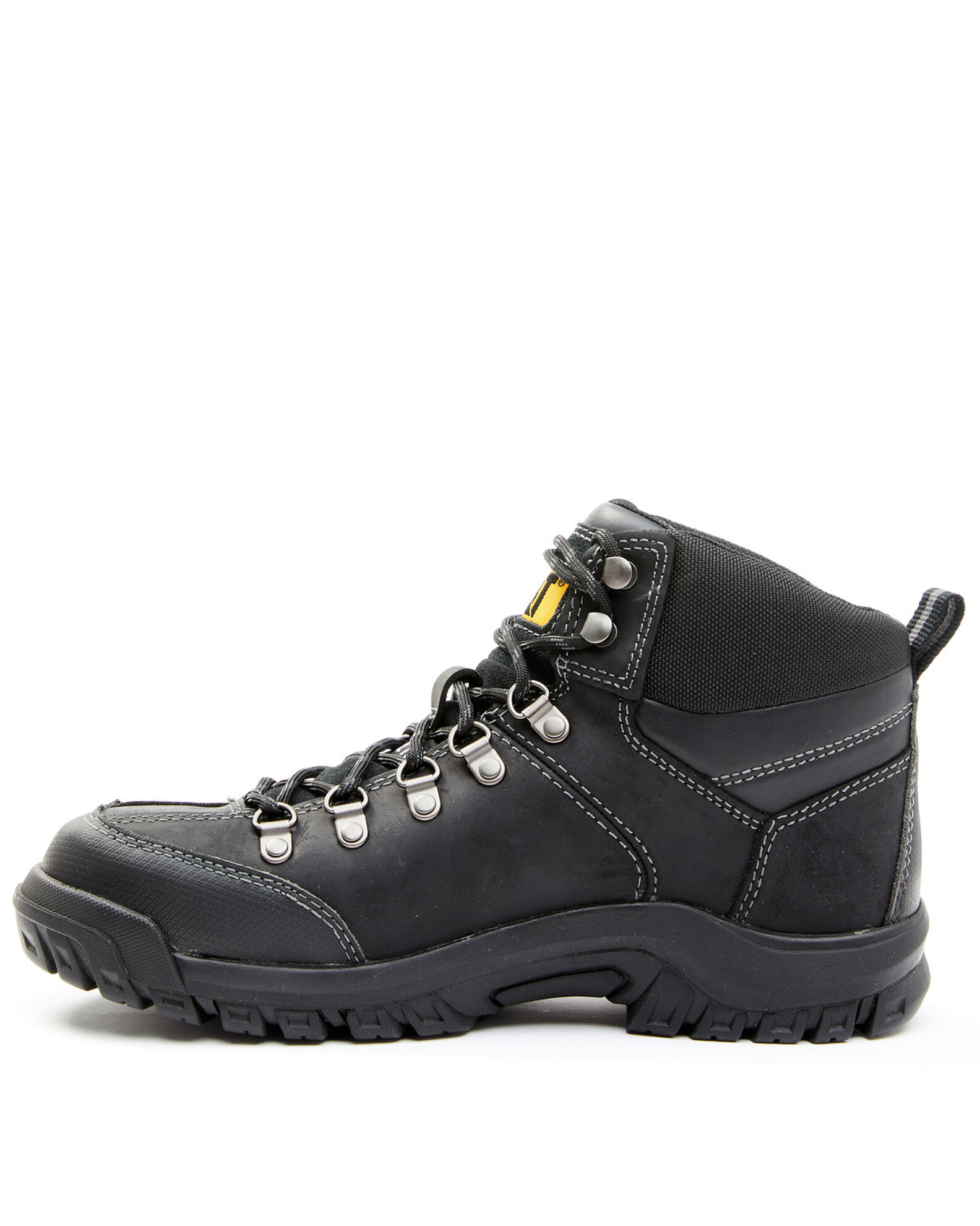 Image #3 - CAT Men's Threshold Waterproof Work Boots - Steel Toe, Black, hi-res