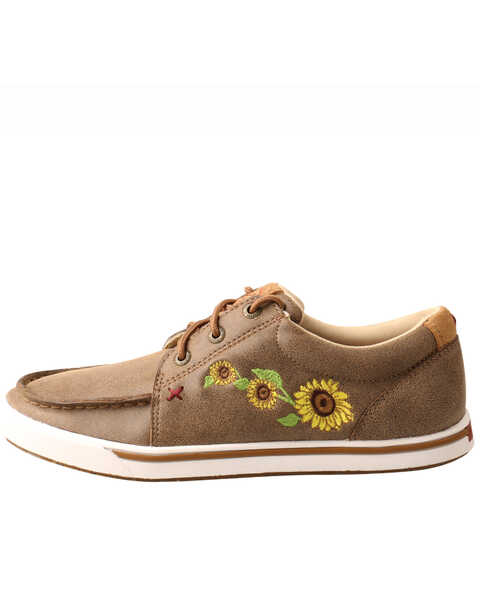 Image #3 - Twisted X Women's Sunflower Casual Shoes - Moc Toe, Brown, hi-res
