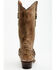 Image #5 - Dan Post Women's Faux Python Tall Western Boots - Snip Toe, Honey, hi-res
