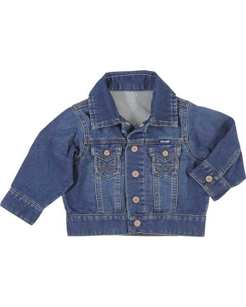 Image #1 - Wrangler Infant Boys' Classic Denim Jacket, Indigo, hi-res