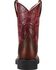Ariat Krista Pull On Work Boots - Steel Toe, Dark Brown, hi-res