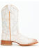Image #2 - Shyanne Women's Sahara Western Boots - Broad Square Toe, Ivory, hi-res