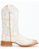 Image #2 - Shyanne Women's Sahara Western Boots - Broad Square Toe , Ivory, hi-res