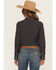Image #4 - Wrangler Retro Women's Horseshoe Print Long Sleeve Snap Western Shirt, Black, hi-res