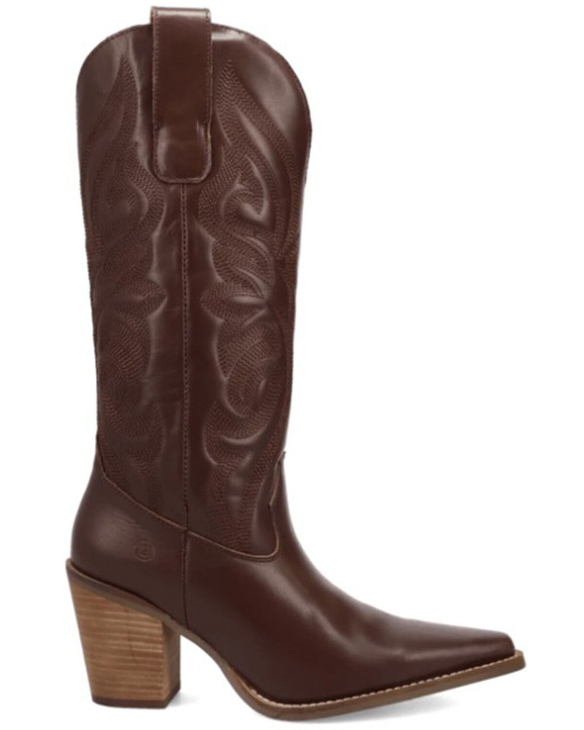 Image #2 - Dingo Women's Hensley Tall Western Boots - Round Toe, Brown, hi-res