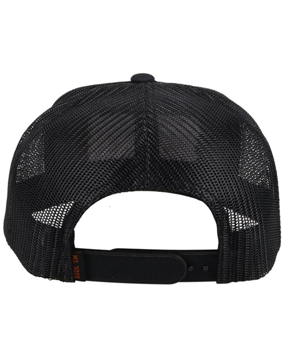 Image #2 - Hooey Men's Hook Em' Horns Trucker Cap, Black, hi-res