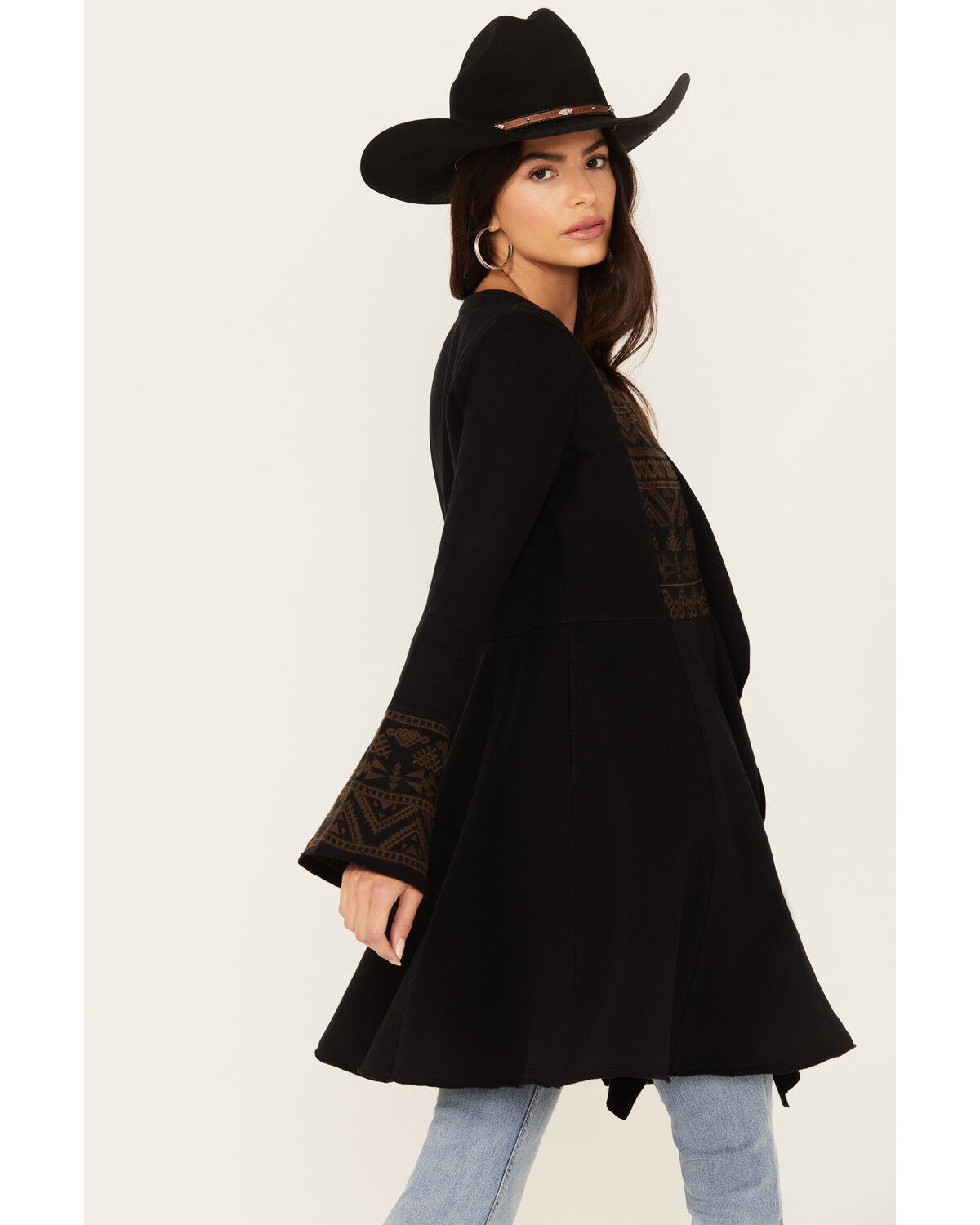 Image #4 - Shyanne Women's Cascade Embroidered French Terry Cardigan, , hi-res