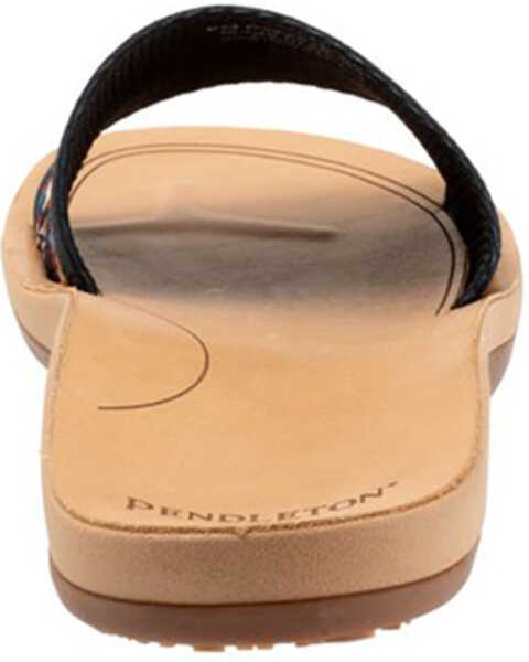 Image #3 - Pendleton Women's Carico Lake Slide Sandals , Black, hi-res