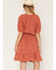 Image #4 - Wild Moss Women's Western Embroidered Cutout Mini Dress, Rust Copper, hi-res