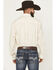 Image #4 - George Strait by Wrangler Men's Geo Print Long Sleeve Button-Down Stretch Western Shirt - Tall, White, hi-res