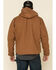Image #3 - Carhartt Men's Washed Duck Sherpa Lined Hooded Work Jacket, Brown, hi-res