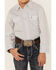 Image #3 - Rodeo Clothing Boys' Dot Geo Print Long Sleeve Pearl Snap Western Shirt , White, hi-res