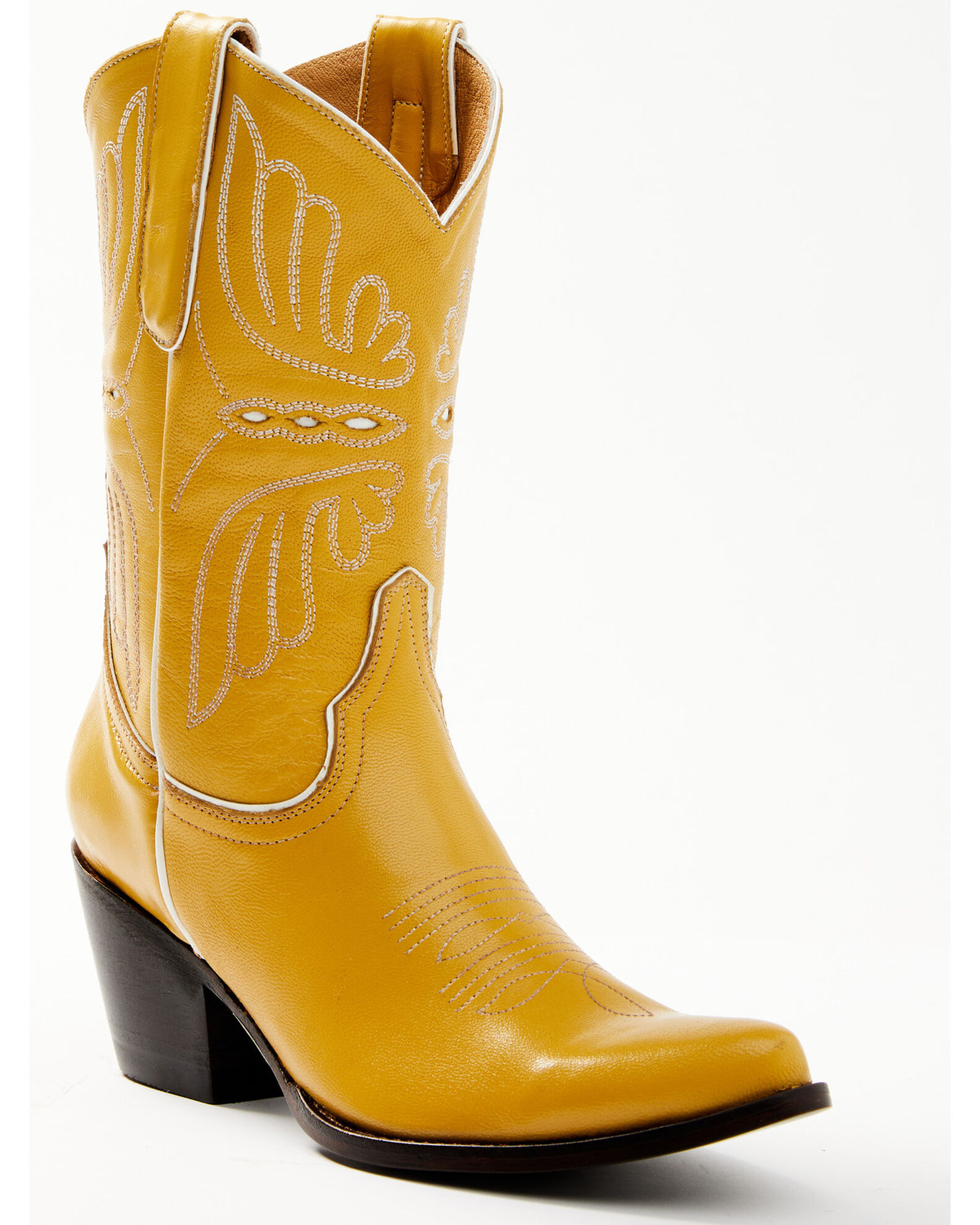 Womens deals mustard booties