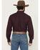 Image #4 - Cinch Men's Geo Print Long Sleeve Button-Down Western Shirt, Purple, hi-res