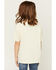 Image #4 - Wrangler X Lainey Wilson Girls' Silhouette Short Sleeve Graphic Tee, Cream, hi-res