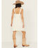 Image #4 - Shyanne Women's Crochet Trim Sleeveless Mini Dress, Cream, hi-res