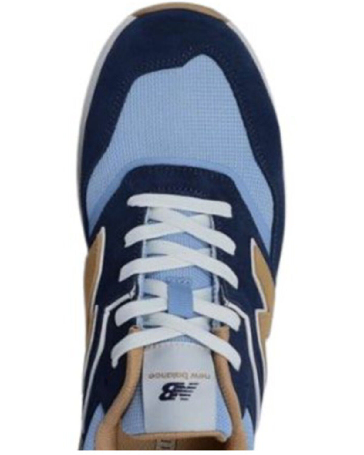 Image #4 - New Balance Men's Elite Lite Work Shoes - Composite Toe, Brown/blue, hi-res