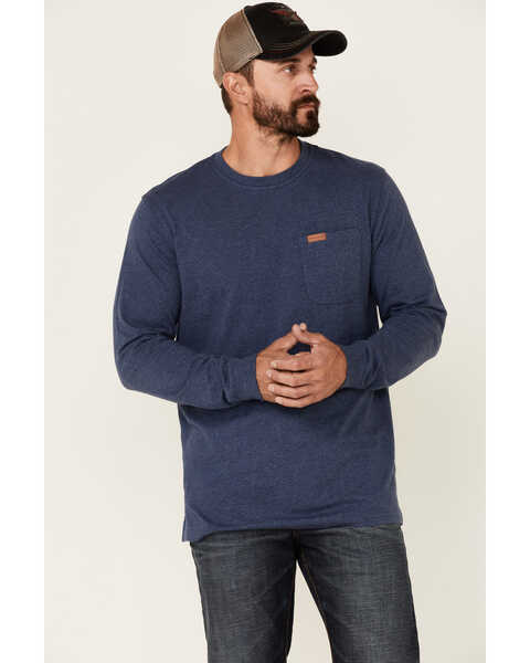 Pendleton Men's Deschutes Long Sleeve Pocket T-Shirt  , Blue, hi-res