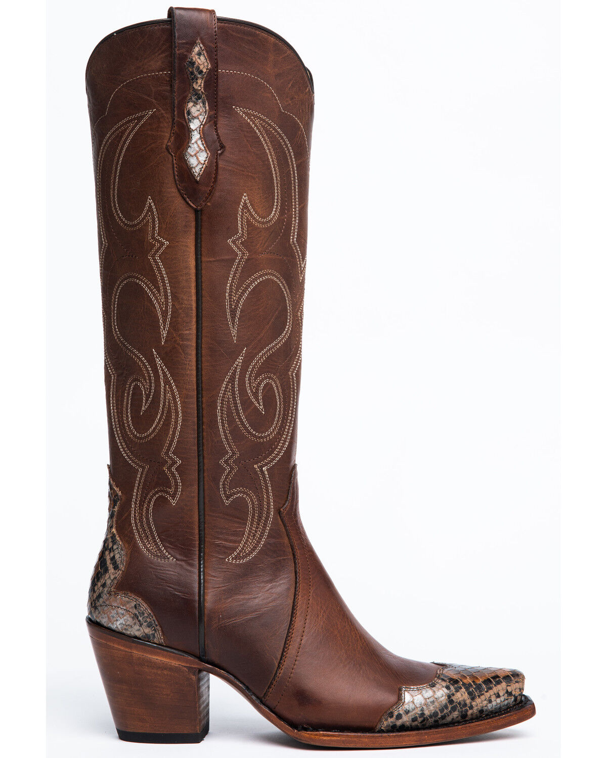 Image #2 - Idyllwind Women's Scaled-Up Western Boots - Snip Toe, Brown, hi-res