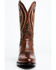 Image #4 - Dan Post Men's Swirled Embroidery Western Boots - Round Toe, Pecan, hi-res
