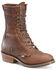 Image #1 - Double H Men's Lewis Packer Boots - Round Toe, Caramel, hi-res