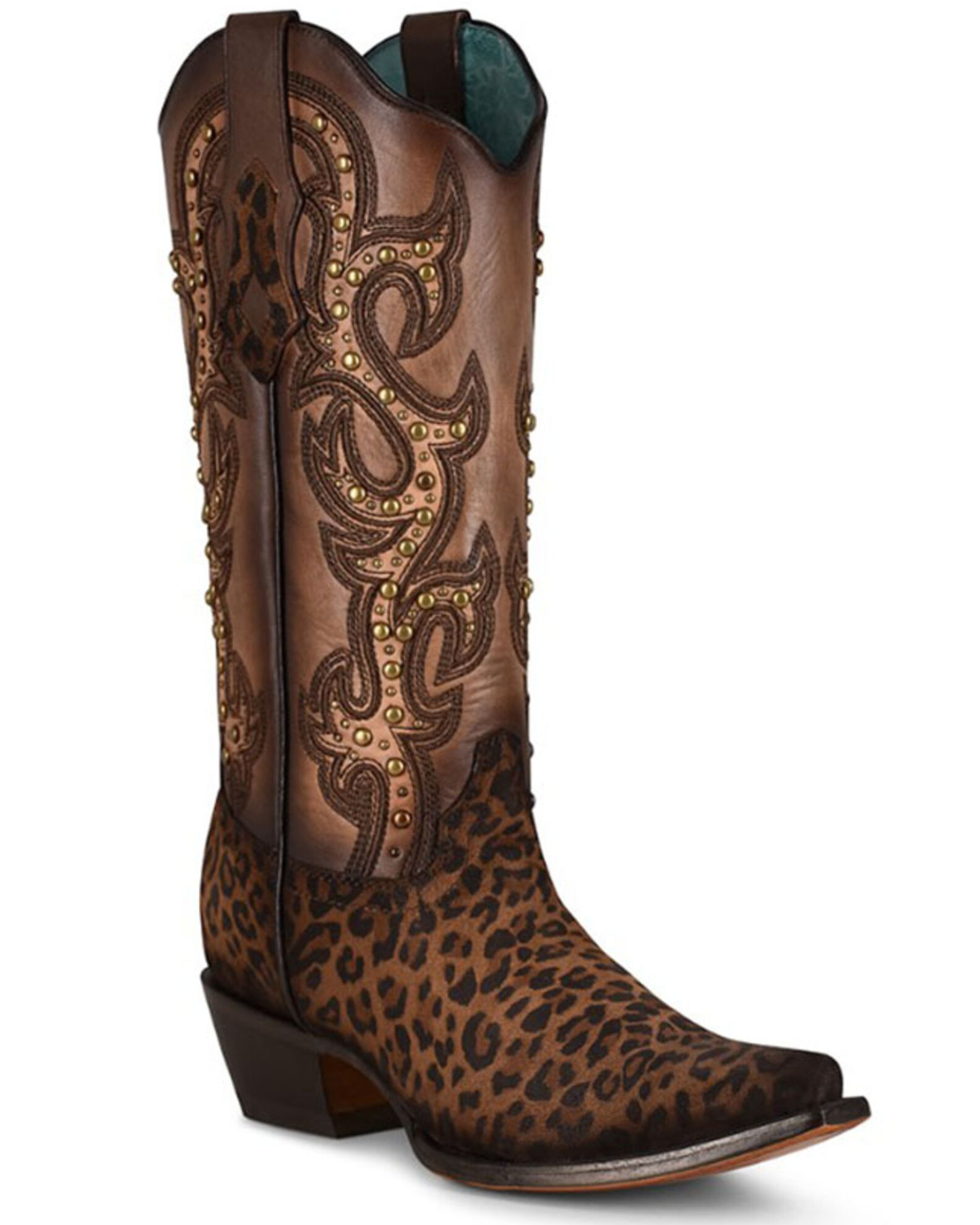 Corral discount leopard boots