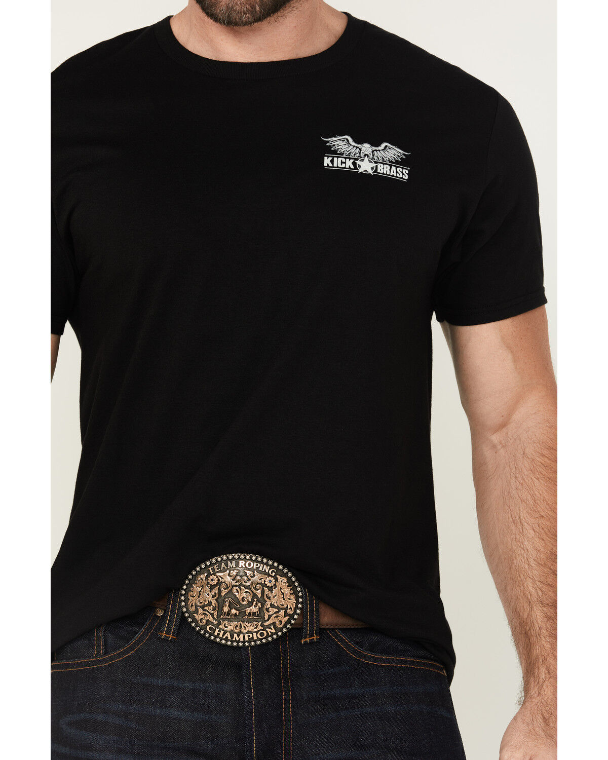 Image #3 - Kick Brass Men's We Are Not Descended From Fearful Men Short Sleeve Graphic T-Shirt, Black, hi-res