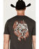 Image #4 - Cody James Men's Troubled Skeleton Short Sleeve Graphic T-Shirt , Charcoal, hi-res