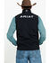Image #2 - Ariat Men's Logo 2.0 Softshell Zip-Up Vest, Black, hi-res
