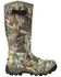 Image #2 - Rocky Men's Camo Rubber Snake Boots - Round Toe, Bark, hi-res