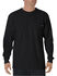 Image #1 - Dickies Men's Heavy Weight Crew Long Sleeve Tee - Big & Tall, Black, hi-res