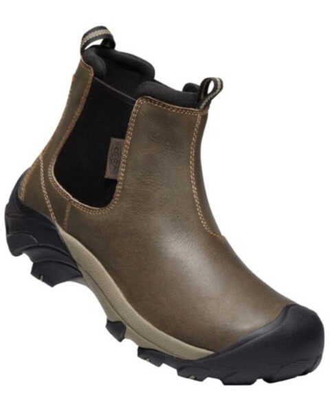 Image #1 - Keen Men's Targhee II Chelsea Hiking Boots - Soft Toe , Black, hi-res