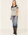 Image #2 - Idyllwind Women's Life Is Tough Short Sleeve Graphic Trustie Tee, Grey, hi-res