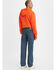 Image #2 - Levi's Men's 505 Dark Stonewash Rigid Classic Straight Leg Jeans, Blue, hi-res