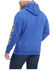 Image #2 - Ariat Men's Rebar Logo Sleeve Graphic Hooded Work Sweatshirt - Big & Tall , Blue, hi-res