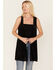 Image #1 - Rock & Roll Denim Women's Leopard Print Velvet Vest, Black, hi-res