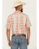 Image #4 - Ariat Men's Wade Southwestern Striped Short Sleeve Button-Down Western Shirt, Tan, hi-res