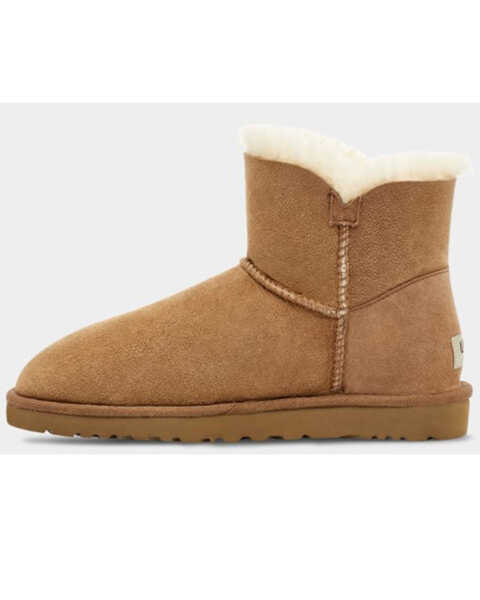 Image #3 - UGG Women's Mini Bailey Button II Boots - Round Toe , Chestnut, hi-res