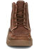 Image #4 - Justin Men's 5" Corbett Lace-Up Moc Waterproof Work Boots - Alloy Toe, Brown, hi-res