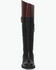Image #4 - Frye Women's Quinn Riding Boots - Round Toe, Brown/black, hi-res
