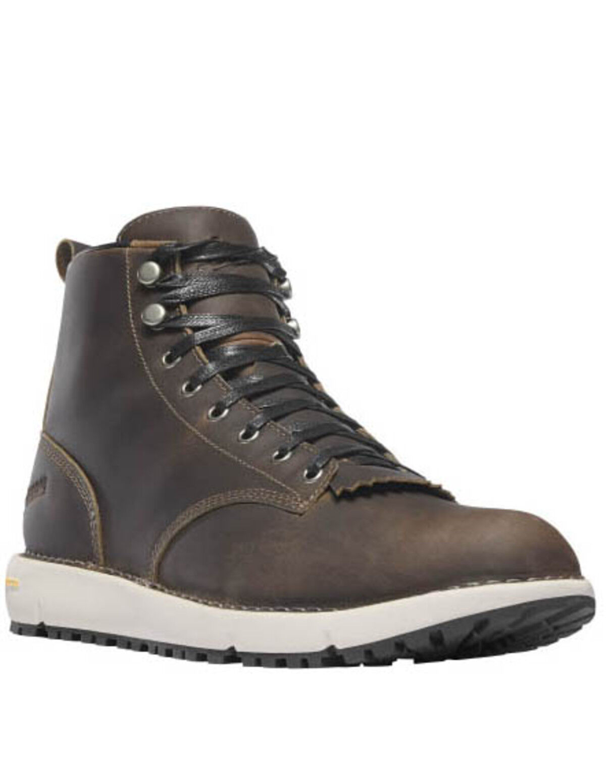 Image #1 - Danner Men's 917 Logger Boots - Soft Toe, Dark Brown, hi-res